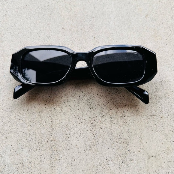 Prada Accessories - Vintage Prada Sunglasses Unisex Adult Y2K Cyber Matrix Black